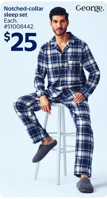 Notched-collar sleep set