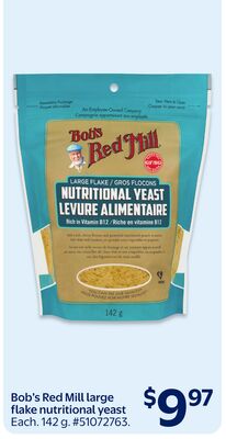 Bob's Red Mill large flake nutritional yeast