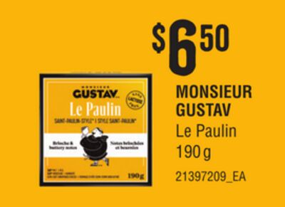 MONSIEUR GUSTAV LE PAULIN, 190 g