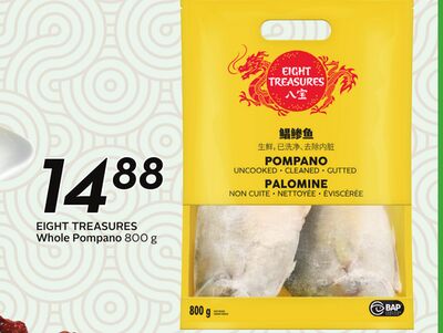 EIGHT TREASURES Whole Pompano - Mid-Autumn festival