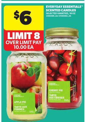 EVERYDAY ESSENTIALS™ SCENTED CANDLES, 18 OZ