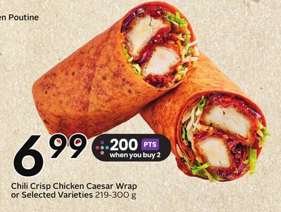 Chili Crisp Chicken Caesar Wrap - Big Earn