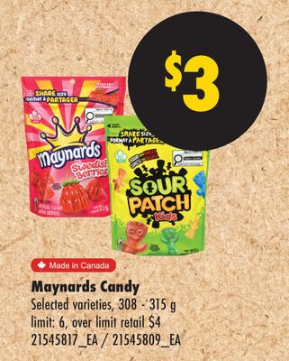 MAYNARDS CANDY, 308 - 315 g