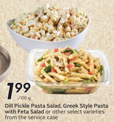 Dill Pickle Pasta Salad, Greek Style Pasta with Feta Salad