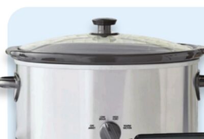 6-qt. Slow cooker or griddle