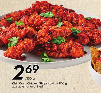 Chili Crisp Chicken Strips