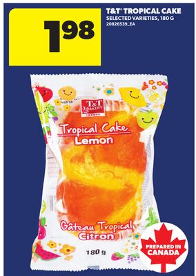 T&T TROPICAL CAKE, 180 G