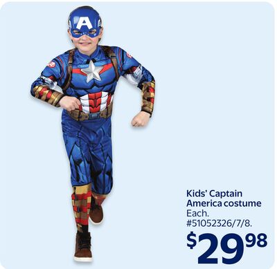 Kids' Captain America costume