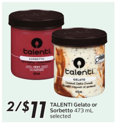 Gelato or Sorbetto