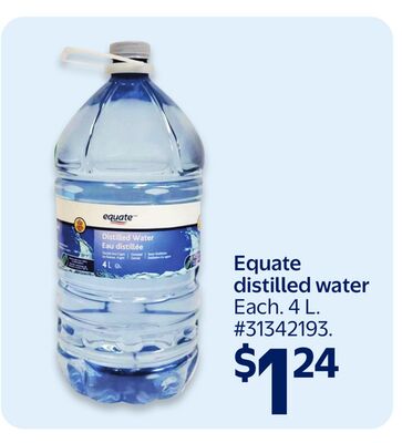 Equate distilled water