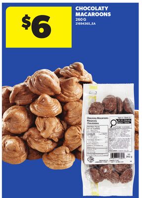 CHOCOLATY MACAROONS, 260 G