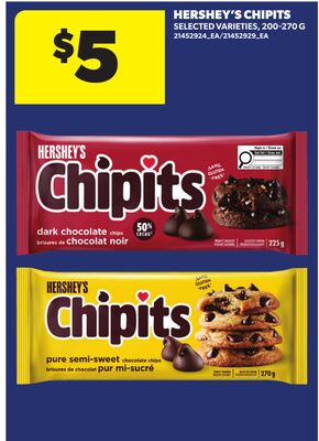 HERSHEY'S CHIPITS, 200-270 G