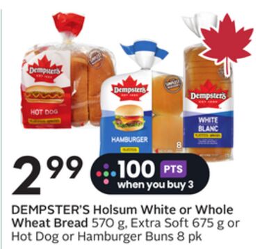 Holsum White or Whole Wheat Bread