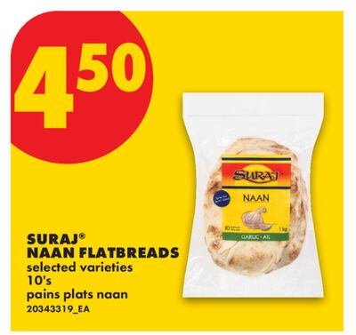 SURAJ® NAAN FLATBREADS, 10's