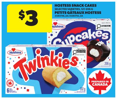 HOSTESS SNACK CAKES, 121-206 G
