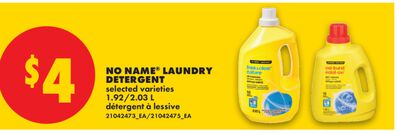 NO NAME® LAUNDRY DETERGENT, 1.92/2.03 L