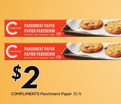 COMPLIMENTS Parchment Paper