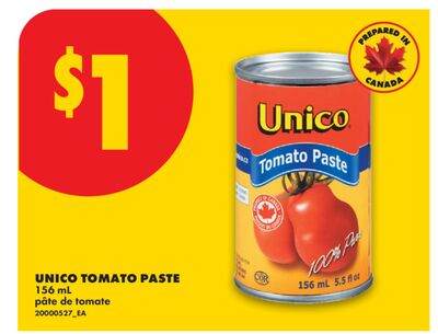 UNICO TOMATO PASTE, 156 mL