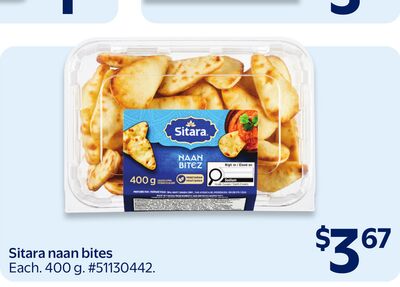 Sitara naan bites
