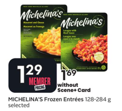 MICHELINA'S Frozen Entrées