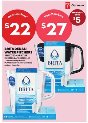 BRITA DENALI WATER PITCHERS