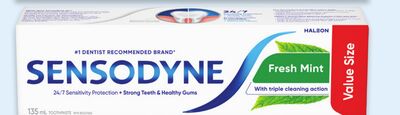Sensodyne daily sensitivity or Brilliant Whitening toothpaste