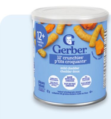 Gerber Puffs and Crunches baby and toddler snack