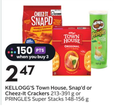 Town House, Snap'd or Cheez-It Crackers