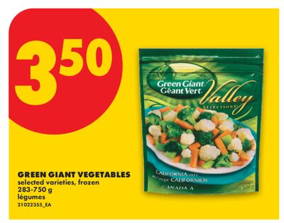 GREEN GIANT VEGETABLES, 283-750 g légumes