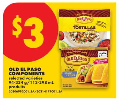 OLD EL PASO COMPONENTS, 94-334 g/113-398 mL