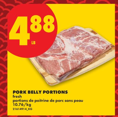 PORK BELLY PORTIONS
