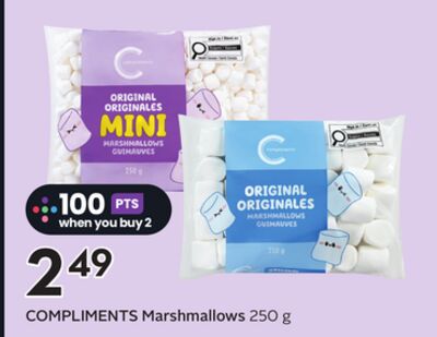 COMPLIMENTS Marshmallows - Big Earn