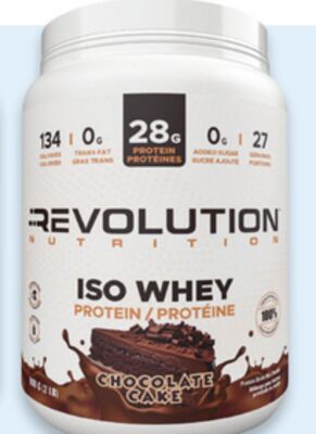 Revolution Nutrition Iso Whey protein powder