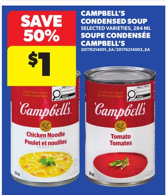 CAMPBELL'S CONDENSED SOUP, 284 ML