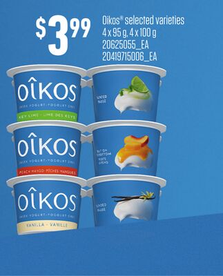 OIKOS®, 4 X 95 G, 4 X 100 G
