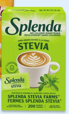 Splenda Stevia sweetener packets 200s