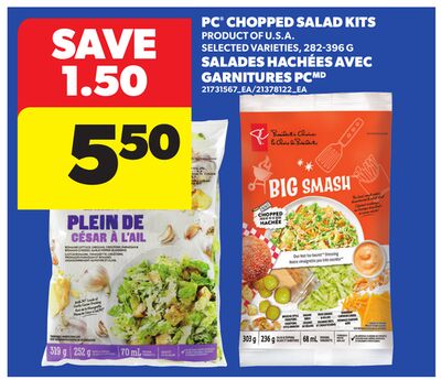 PC® CHOPPED SALAD KITS, 282-396 G