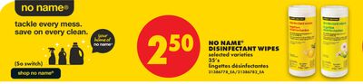 NO NAME® DISINFECTANT WIPES, 35's