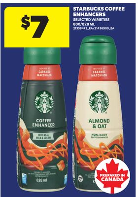 STARBUCKS COFFEE ENHANCERS, 800/828 ML