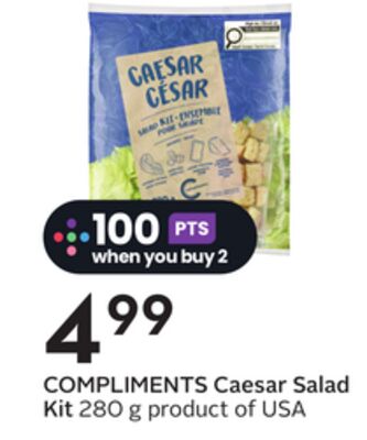 COMPLIMENTS Caesar Salad Kit - Big Earn