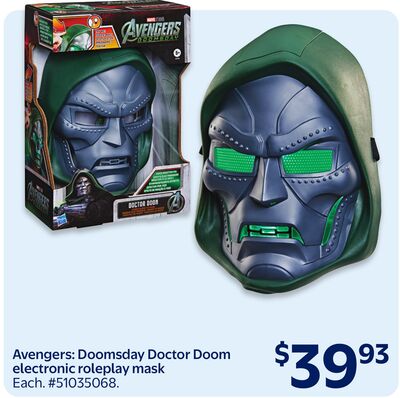 Avengers: Doomsday Doctor Doom electronic roleplay mask
