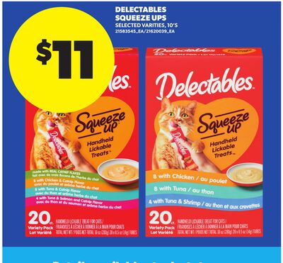 DELECTABLES SQUEEZE UPS, 10'S