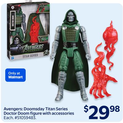 Avengers: Doomsday Titan Series Doctor Doom figure with accessories