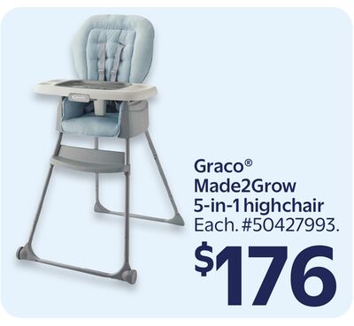 Graco® Made2Grow 5-in-1 highchair