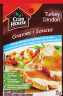 Club House sauces or gravy mixes