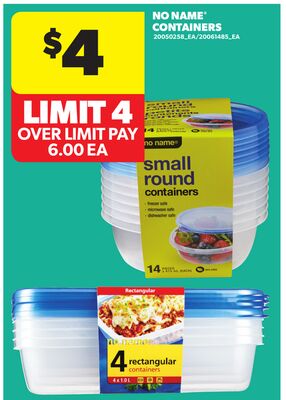NO NAME® CONTAINERS