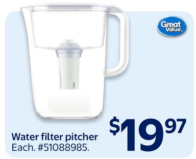 Water filter pitcher