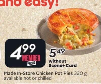 Made In-Store Chicken Pot Pies