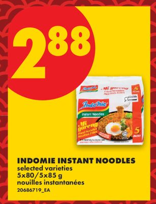 INDOMIE INSTANT NOODLES, 5x80/5x85 g