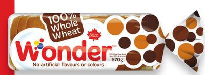 Wonder white or whole wheat bread